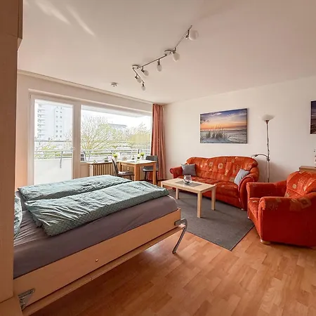 Apartment Im Haus Hanseatic Mit Meerblick Am Duhner Sandstrand Cuxhaven